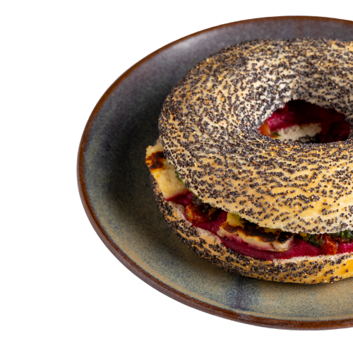 pancarli-humus-bagel